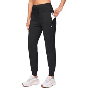 Women's Fleece Lined Joggers High Waisted Water Resistant Thermal